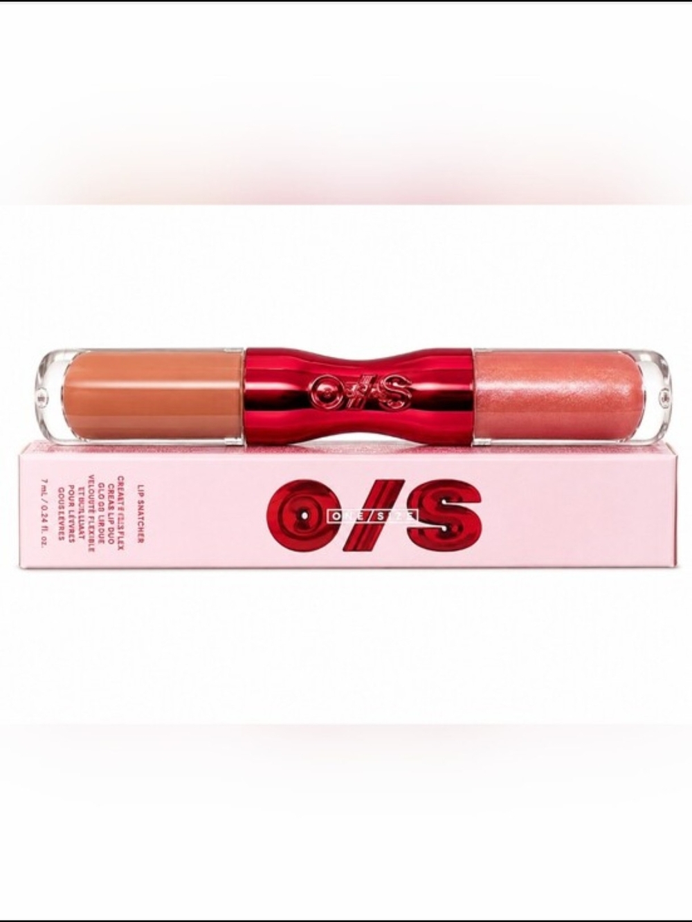 One/Size O/S Dual-Ended Lip Snatcher Lipstick & Gloss Duo in Mutha Starrr